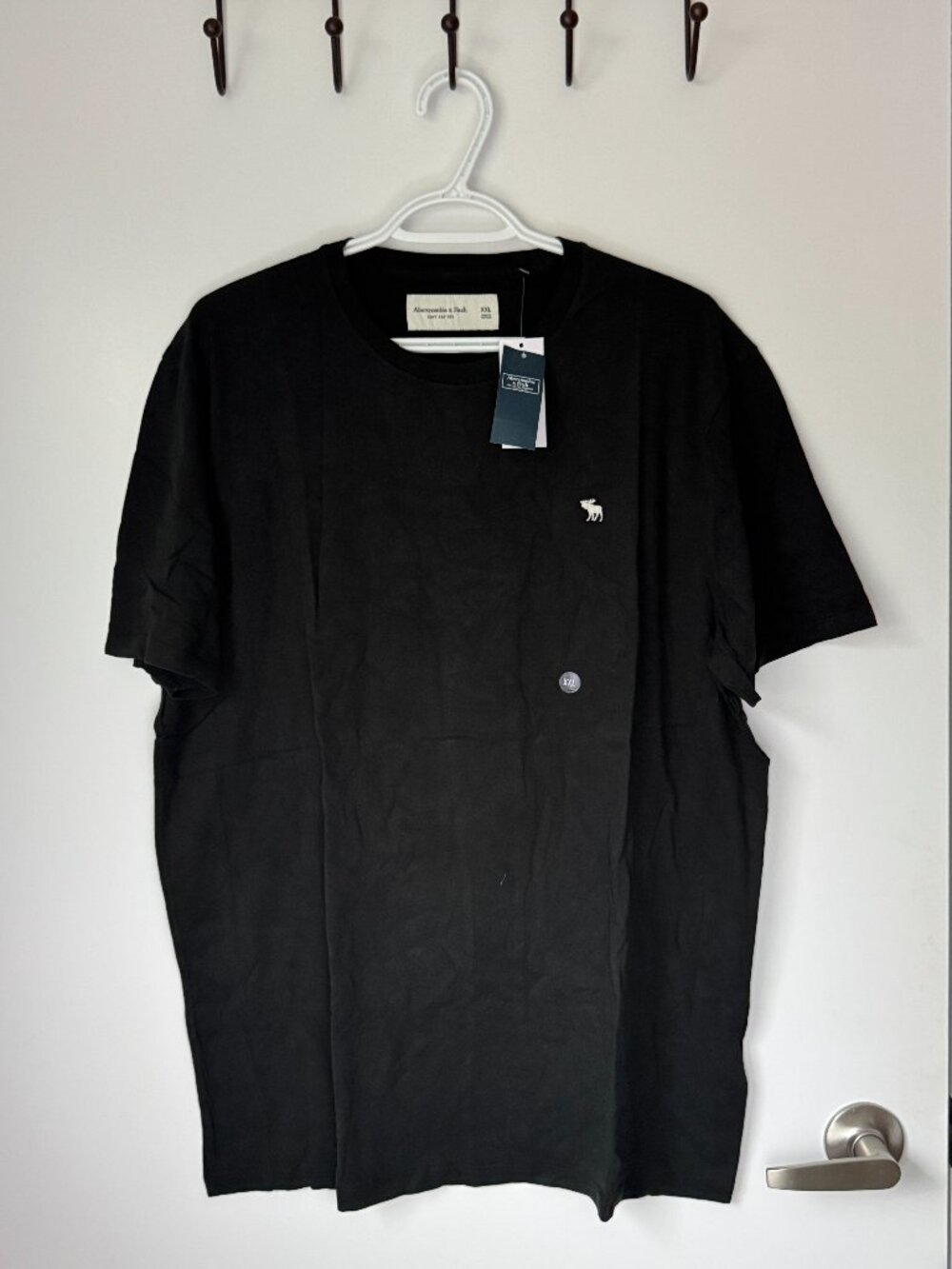 Abercrombie & Fitch Men’s Black Logo T-Shirt Size XXL NWT